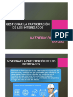 Gestionar La Participación de Los Interesados - Katherin Palomino Vargas