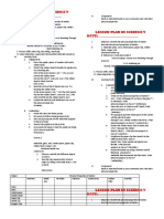 Lesson Plan in Science V DATE