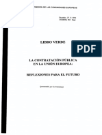 Libro Verde - Contrataciones en La Ue