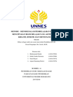 Metode - Metode Dalam Pembelajaran Ips SD Untuk Menciptakan Iklim Belajar Yang Aktif, Inovatif, Kreatif, Efektif, Dan Menyenangkan