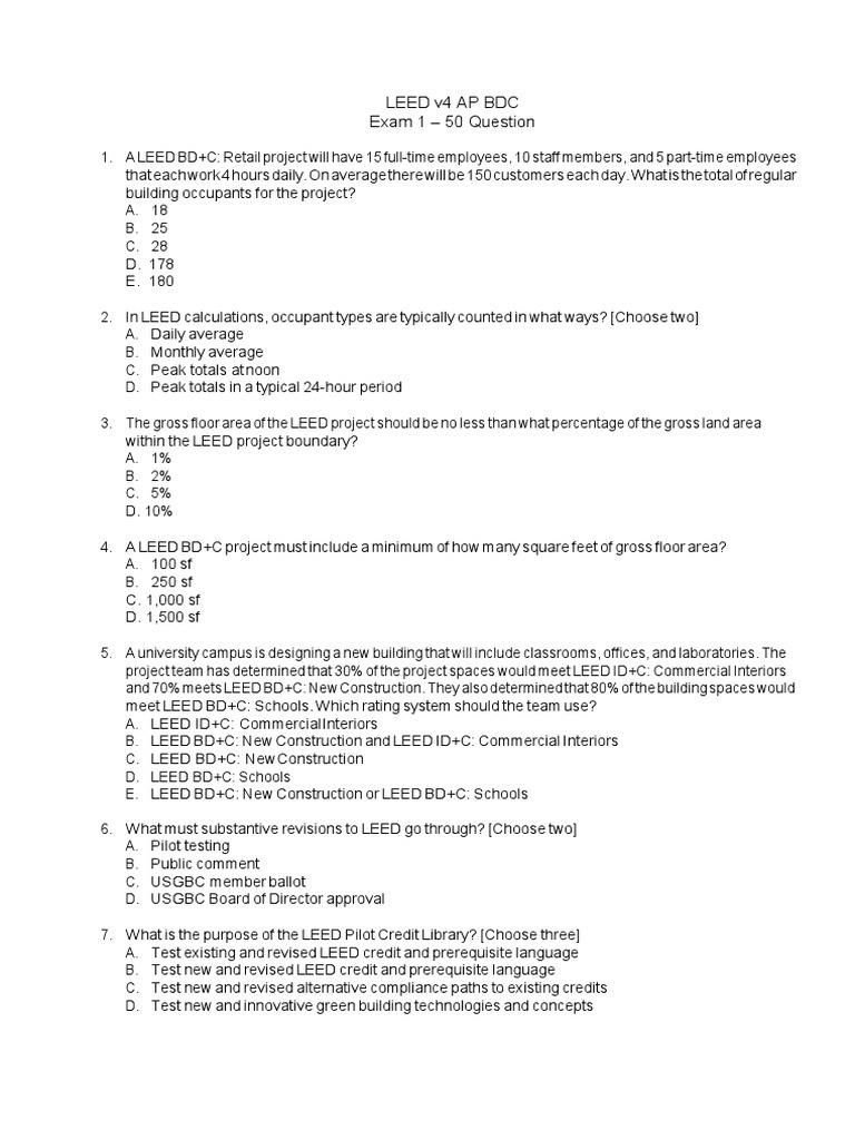 LEED-AP-BD-C Examengine