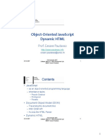Object-Oriented JavaScript - DynamicHtml PDF