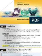Fluent-Intro 15.0 L07 Turbulence PDF