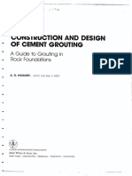 Construction and Design of Cement Grouting A Guide To Grouting in Rock Foundations Wiley Series of Practical Construction Guides PDF