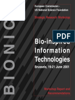 Bio-Inspired Information Technologies: Strategic Research Workshop