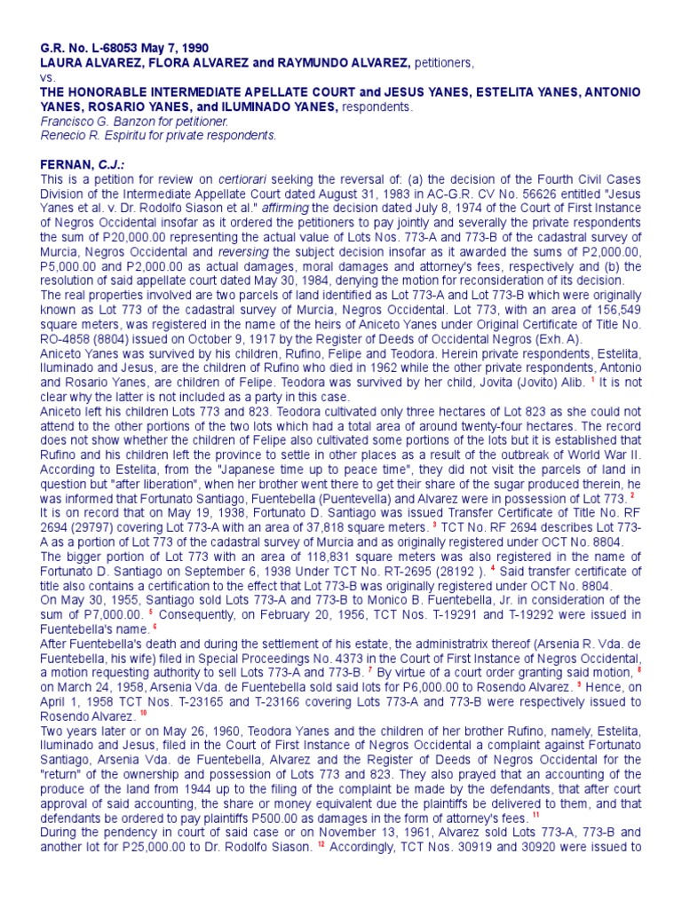 A Dispute Over Land Ownership Examining Competing Claims to Two