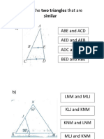 1.name The Two Triangles That Are: Similar