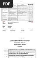 Company Security Evaluation | PDF | Performance Appraisal | Security Guard