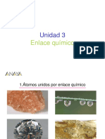 Unidad 3: Enlace Químico