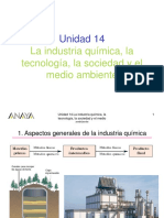 Unidad 14: La Industria Química, La Tecnología, La Sociedad y El Medio Ambiente
