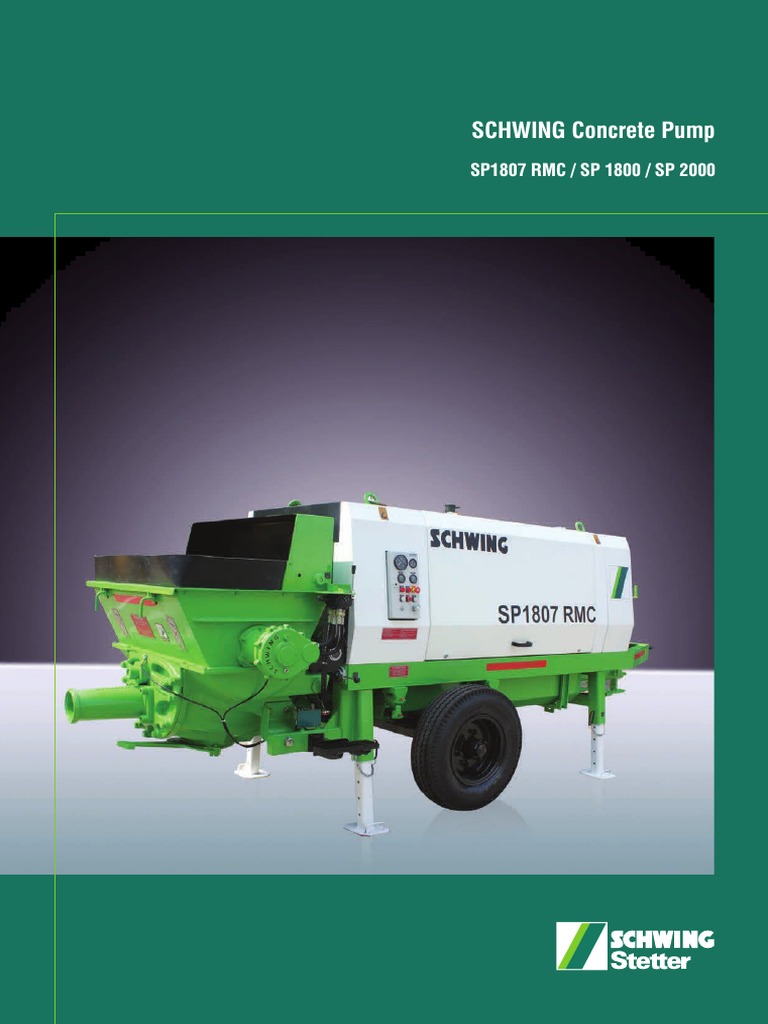 Schwing Concrete Pump Concrete Pump