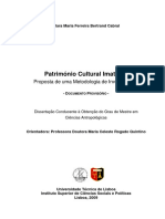 Dissertação Património Cultural Imaterial