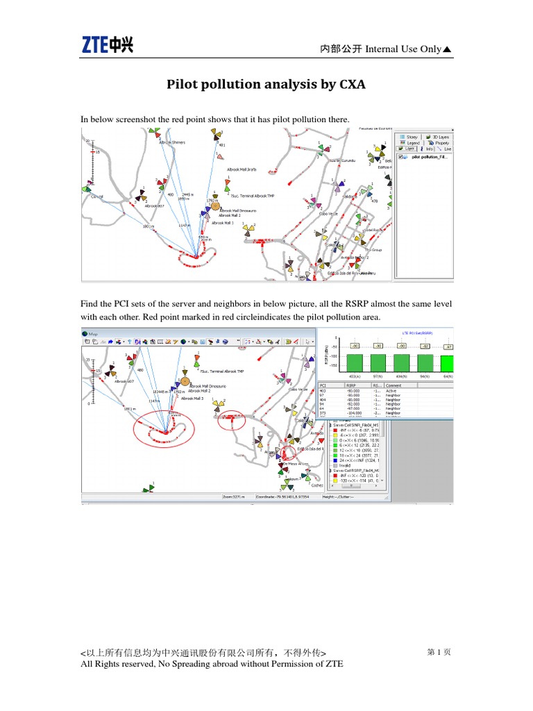 Pilot Pollution Analysis by CXA | PDF