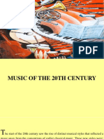 20th Century Musical Styles