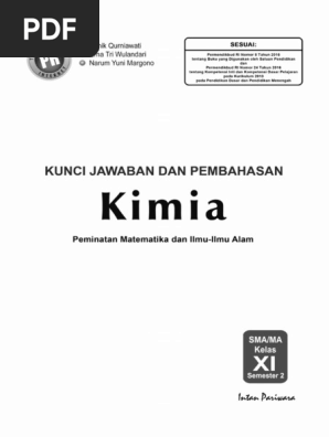 Kunci Jawaban Dan Pembahasan Lks Kimia Kelas 11 Semester 2 Pdf