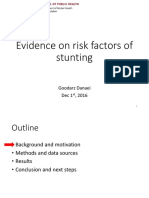 GDanaei Evidence on Risk Factors of Stunting 1dec2016
