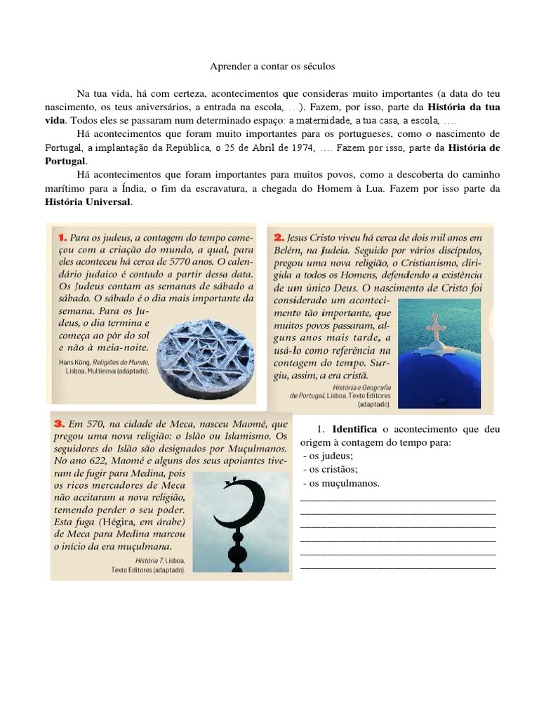 Como contar os séculos: uma introdução à periodização histórica | PDF ...