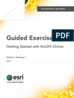 Guided Exercise: Getting Started With Arcgis Online