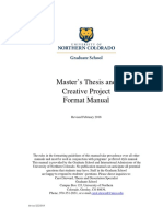 Thesis Manual February 2018