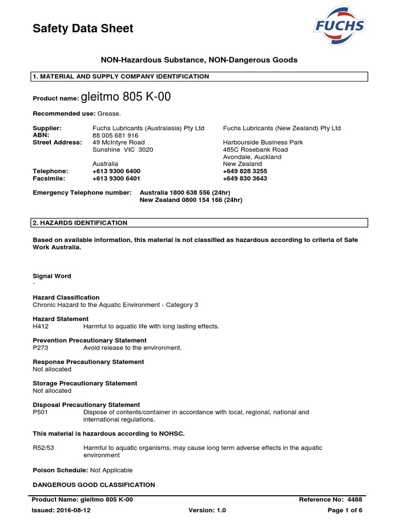 glutathione amresco safety data sheet Gleitmo 805 K-00 | PDF | Toxicity Quantity:Pack of One (1) shopping_bundle Life extension Glutathione Cysteine