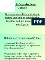 Organisational Culture