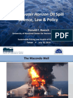 Deepwater Horizon Oil Spill: Science, Law & Policy
