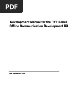 Development Manual For The TFT Series Offline Communication Development Kitú¿09-16ú® PDF