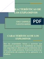 Características de Los Explosivos