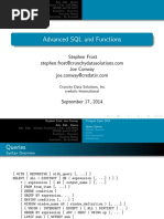 Adv SQL and Functions