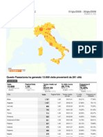 Statistiche Città d'Italia VLOG SORDI Giugno 2008