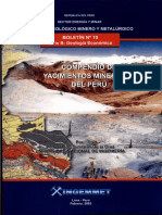 B-010-Boletin-Compendio Yacimientos Minerales Del Peru PDF