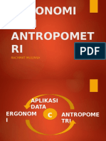 Aplikasi Data Antropometri - Ergonomi