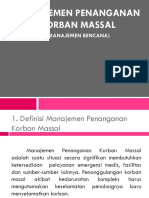 Manajemen Penanganan Korban Massal (Kel. 4)