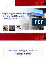 Exploring Business Models: Pricing and Revenue Management