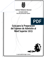 Guia Examen Admision IPN 2013 PDF