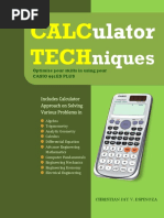 Calculator Techniques | PDF | Applied Mathematics | Algorithms