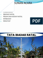 Tata Ibadah Natal 1