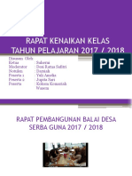 Contoh Presentasi Rapat