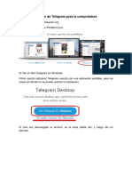 Bajar La Aplicación de Telegram para La Computadora
