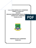 RPJMD Tahun 2014-2018 PDF