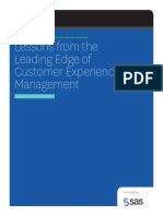 HBR Leading Edge Customer Experience MGMT 107061 PDF