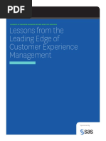 HBR Leading Edge Customer Experience MGMT 107061 PDF