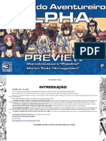 3D&T - Manual Do Aventureiro Alpha - Preview Definitivo