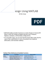 IIR Filter Design With MATLAB