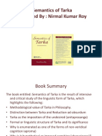 Semantics of Tarka PDF
