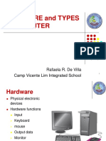 Hardware and Types of Computer: Rafaela R. de Villa Camp Vicente Lim Integrated School