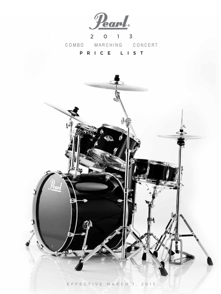2013 Price List | PDF | Drum Kit | Percussion Instruments