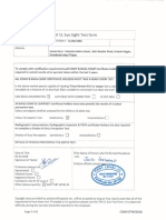 Eye Test Form