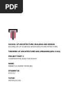 Theories of Architecture and Urbanism