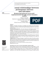 The Causal Relationships Between Performance Drivers and Outcomes